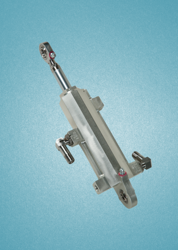 Aircraft landing gear actuator for aerospace hydraulic systems